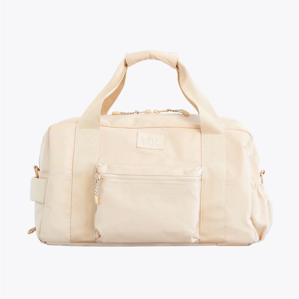BÉIS Sport Duffle in Beige